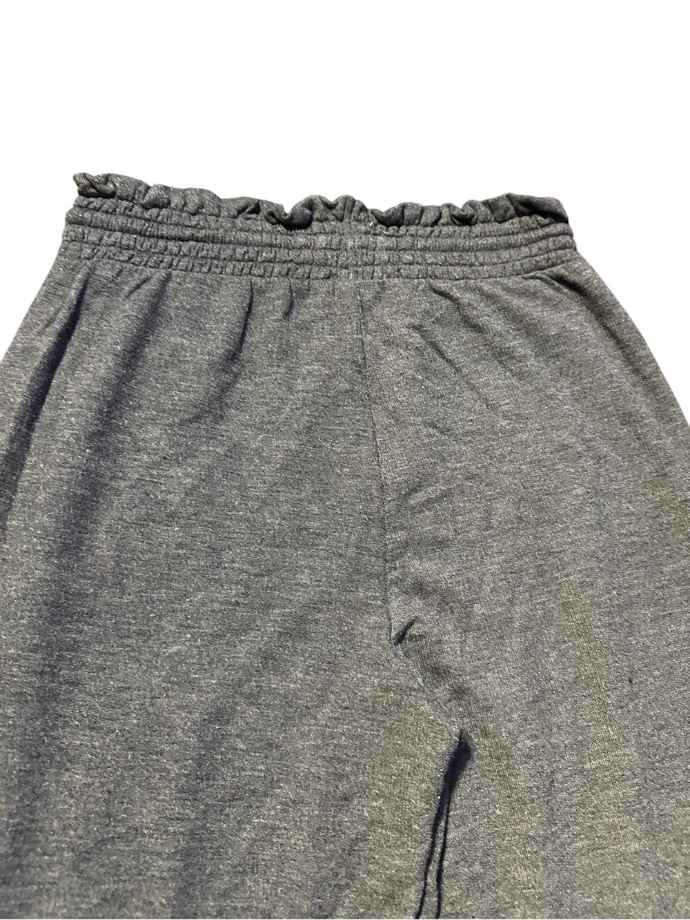 Wide Leg Super Soft Drawstring Lounge Pants in Heather Gray